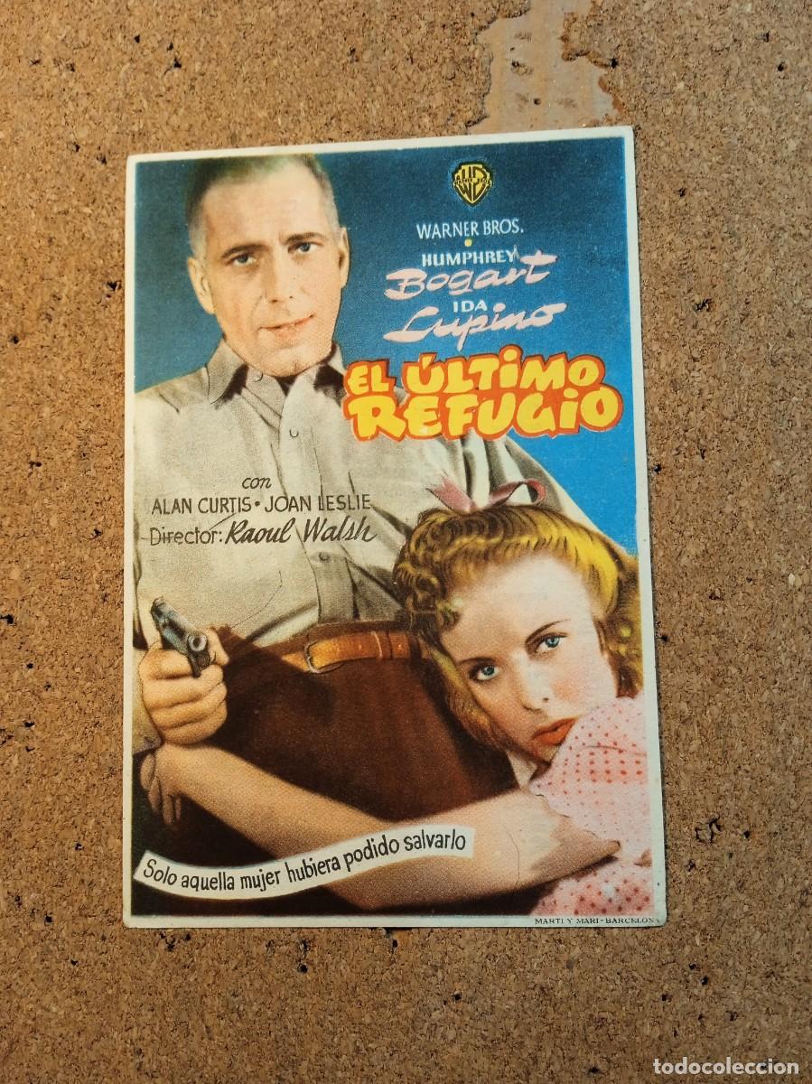  Flyers Publicitaires de films Anciens: FOLLETO DE MANO CON PUBLICIDAD EL ULTIMO REFUGIO