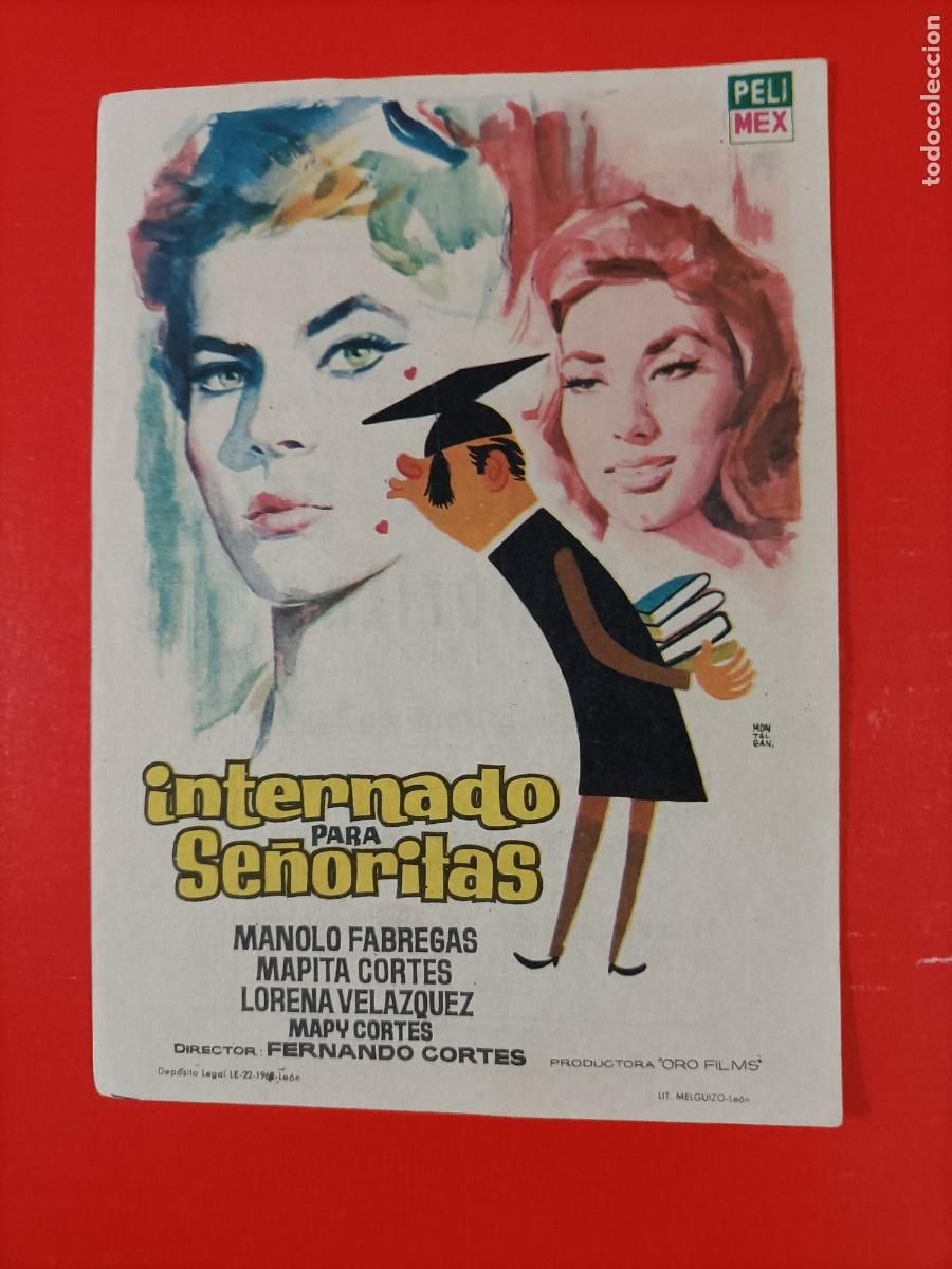 Cine: INTERNADO PARA SE&Ntilde;ORITAS. C/P. CINE PAR&Iacute;S, CINE PAR&Iacute;S. TANGER. EST&Aacute; NUEVO.
