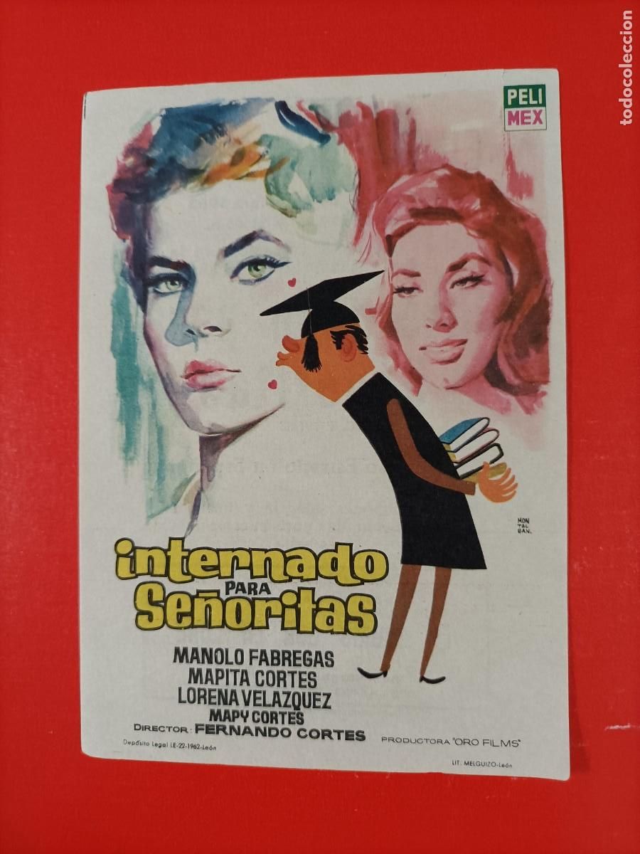 Cine: INTERNADO PARA SE&Ntilde;ORITAS. C/P. CINE PAR&Iacute;S, CINE PAR&Iacute;S. TANGER. EST&Aacute; NUEVO.