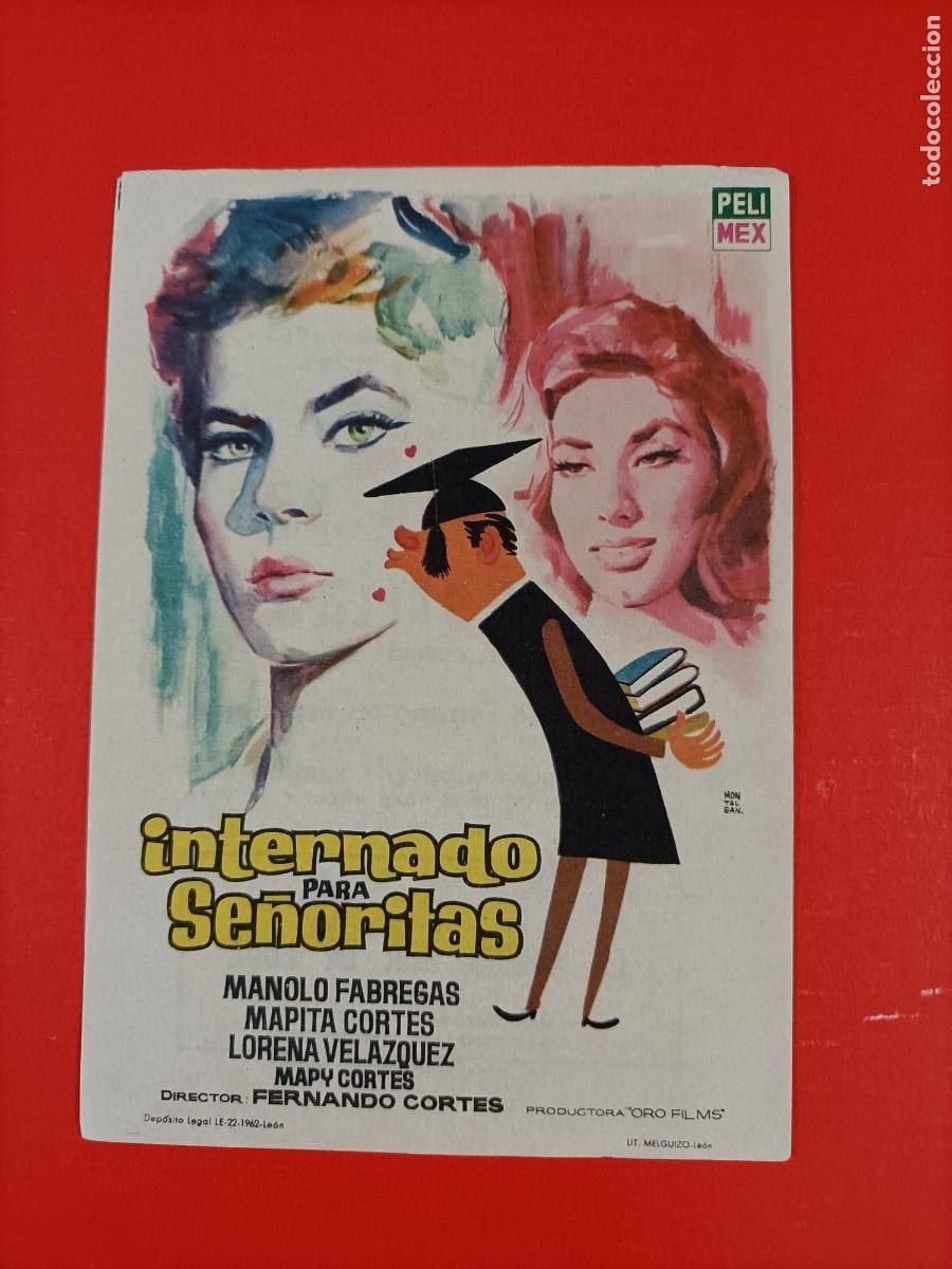 Cine: INTERNADO PARA SE&Ntilde;ORITAS. C/P. CINE PAR&Iacute;S, CINE PAR&Iacute;S. TANGER. EST&Aacute; NUEVO.