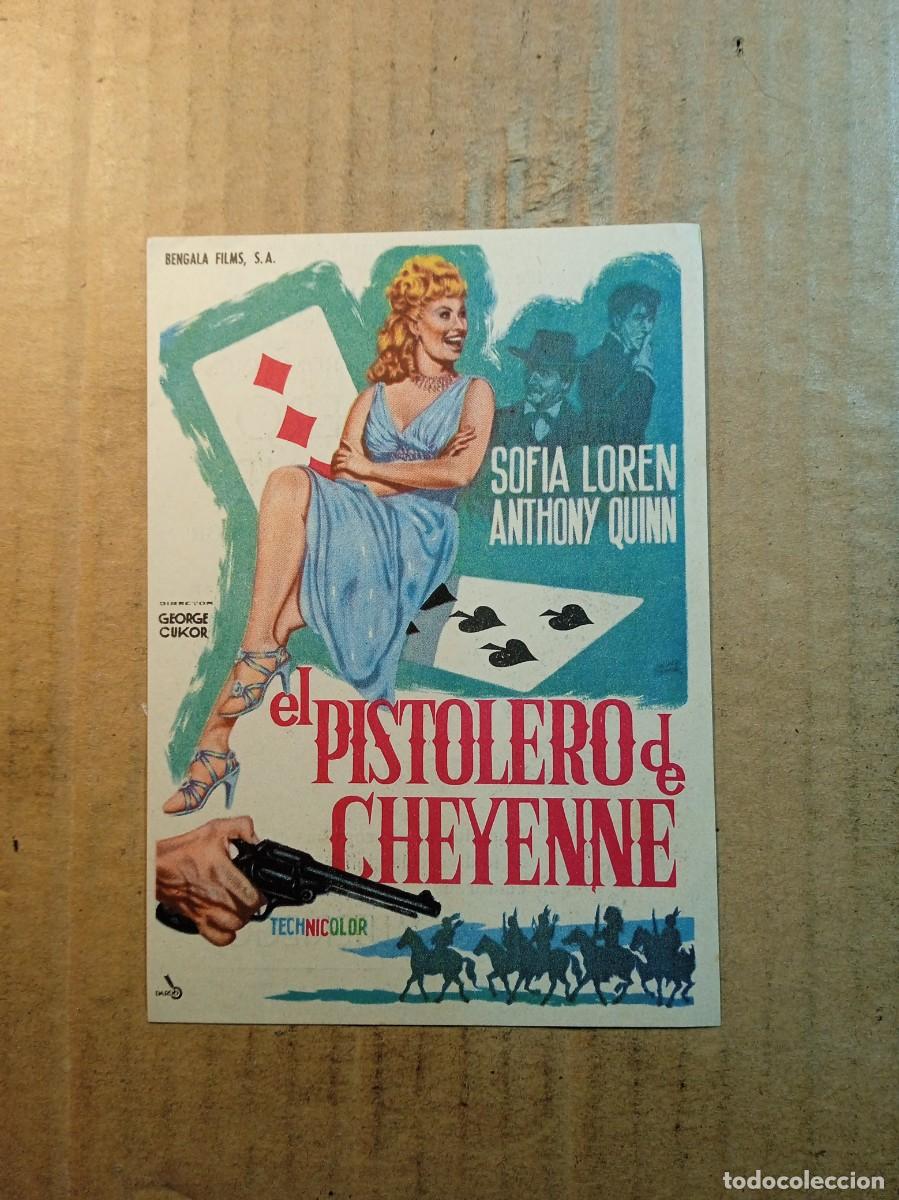 Kino: FOLLETO DE MANO CON PUBLICIDAD EL PISTOLERO DE CHEYENNE