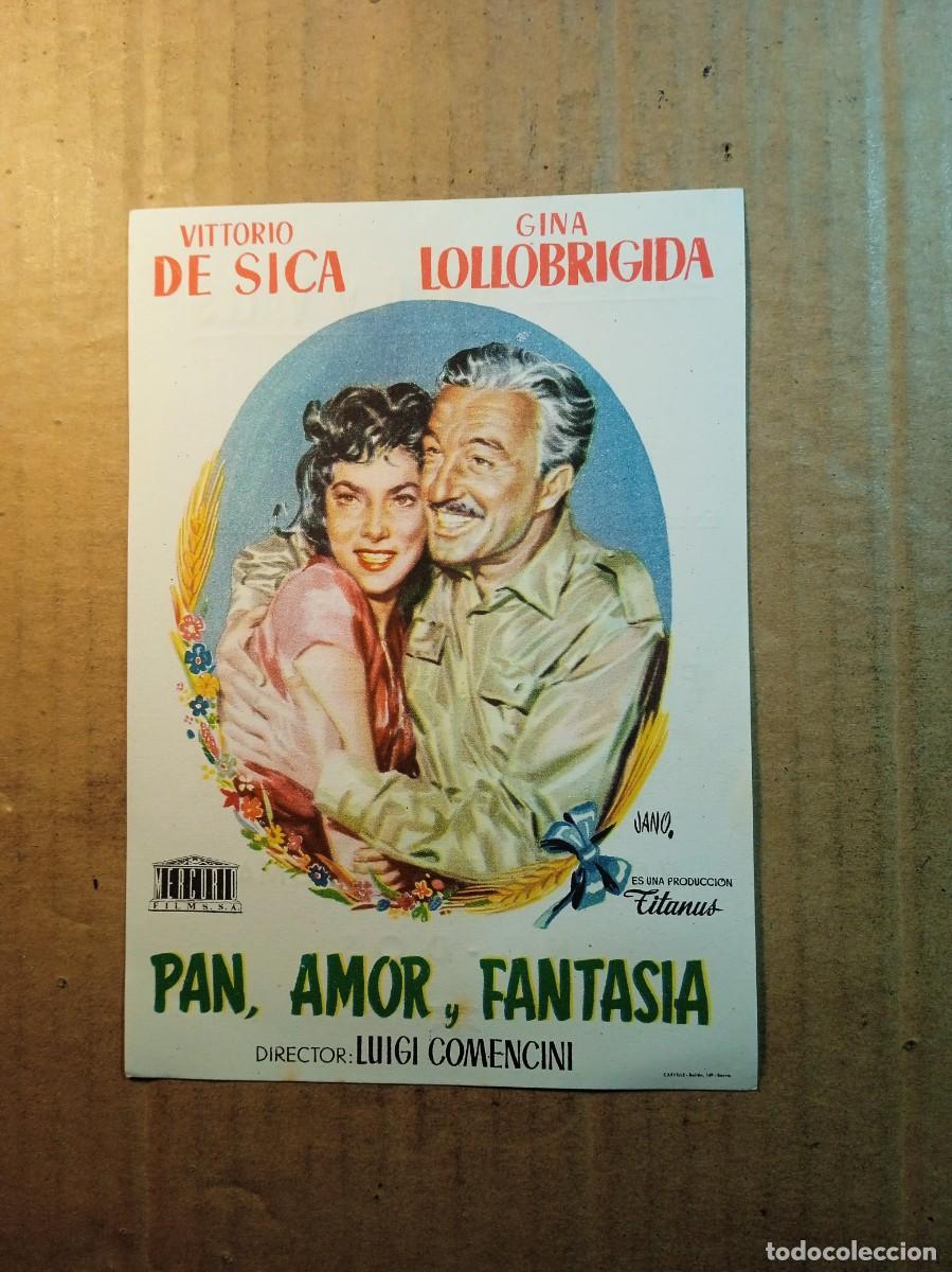 Kino: FOLLETO DE MANO CON PUBLICIDAD PAN AMOR Y FANTASIA
