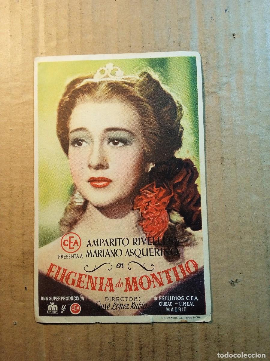 Kino: FOLLETO DE MANO CON PUBLICIDAD EUGENIA DE MONTIJO