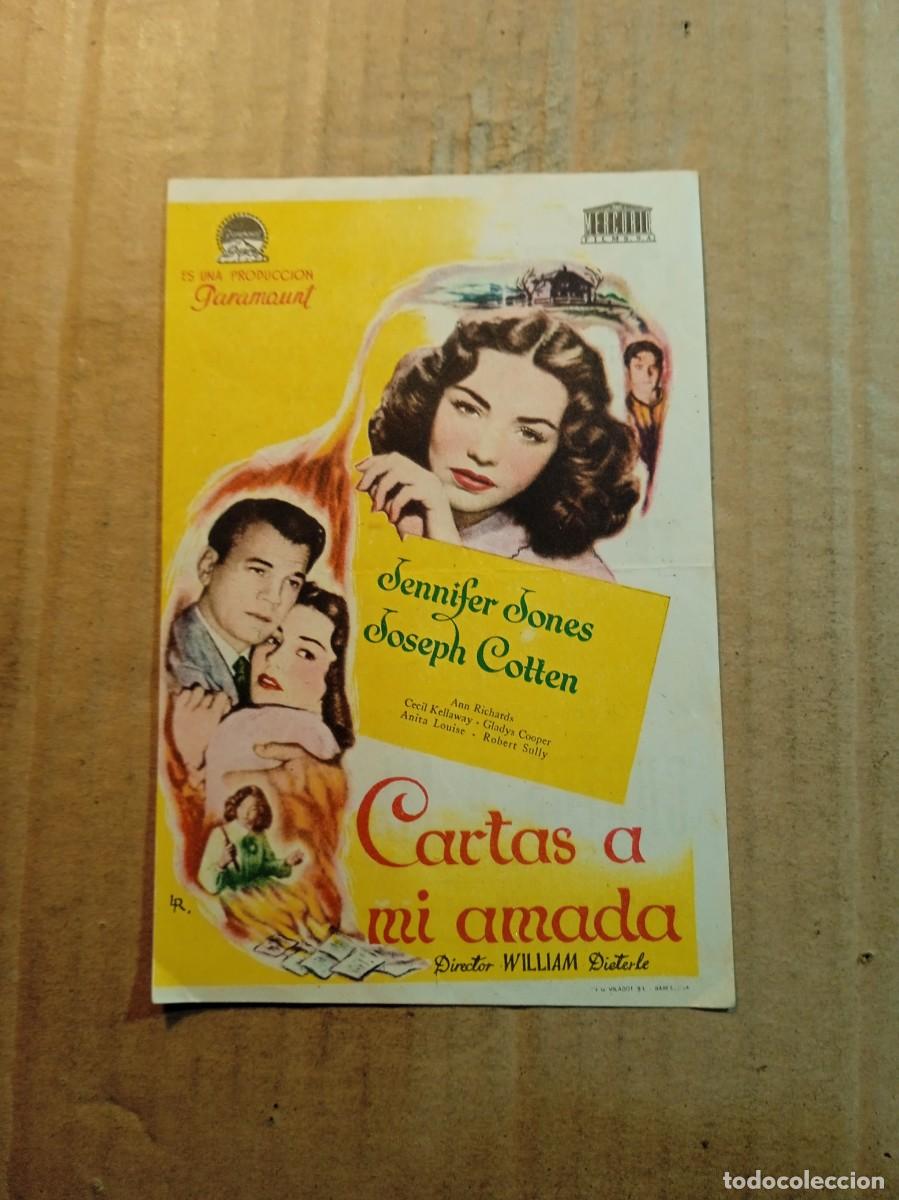 Kino: FOLLETO DE MANO CON PUBLCIDAD CARTAS A MI AMADA