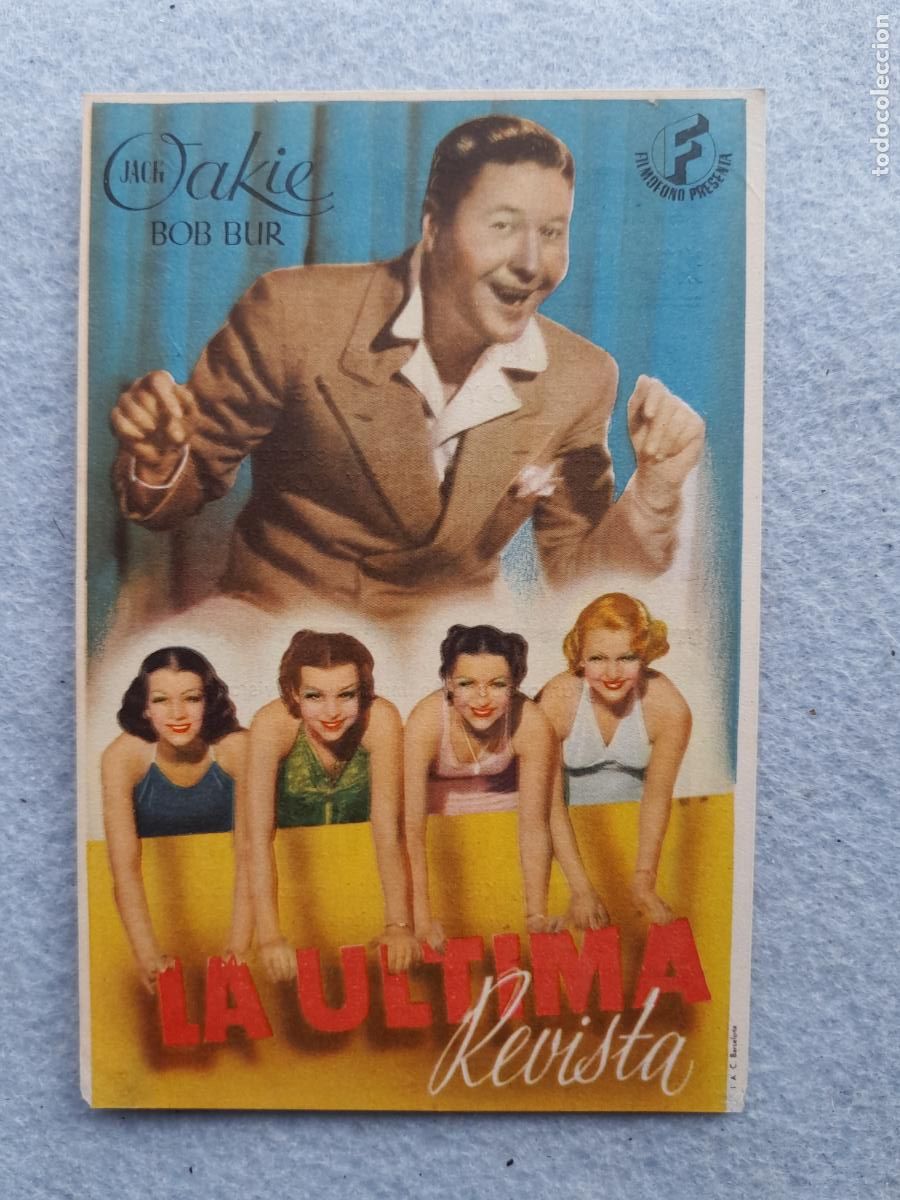 Kino: La &Uacute;ltima Revista. A&ntilde;o 1944. Jack Oakie. Bob Bur.
