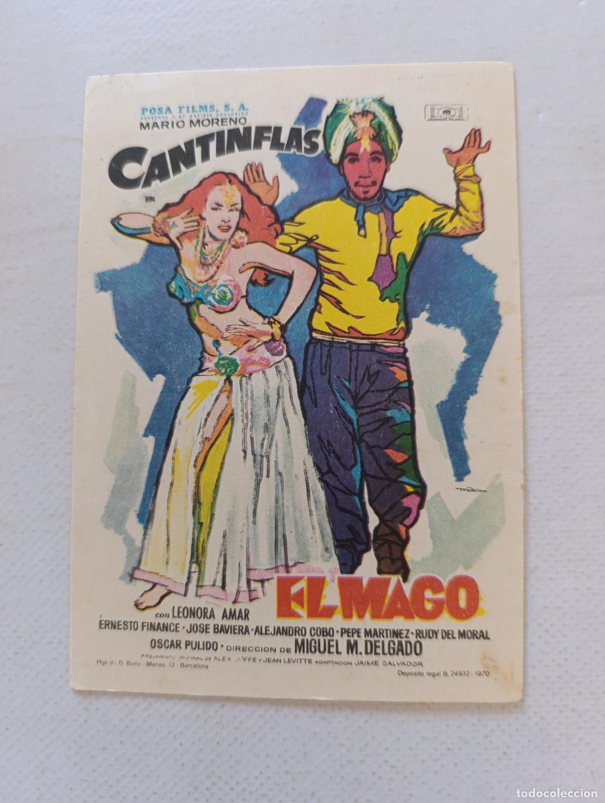 Cine: FOLLETO DE MANO - EL MAGO - MARIO MORENO CANTINFLAS (148F)