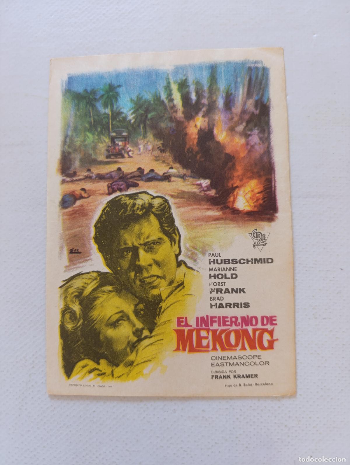 Cine: FOLLETO DE MANO - EL INFIERNO DE MEKONG - SIN PUBLICIDAD (148F)
