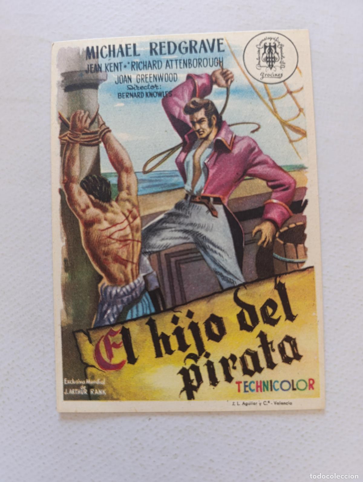 Cine: FOLLETO DE MANO - EL HIJO DEL PIRATA - MICHAEL REDGRAVE - SIN PUBLICIDAD (148G)