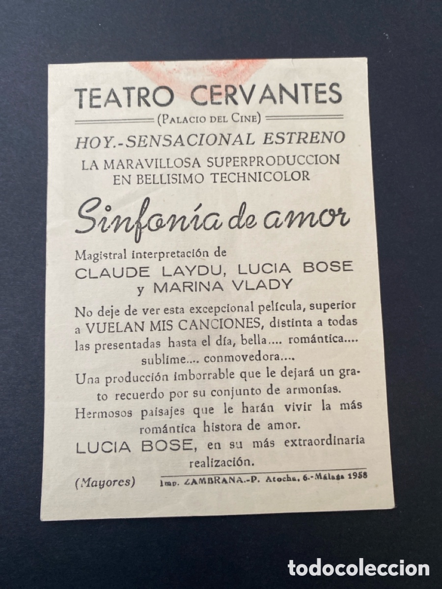 Cine: Programa de cine Sinfon&iacute;a de amor - Foto 2