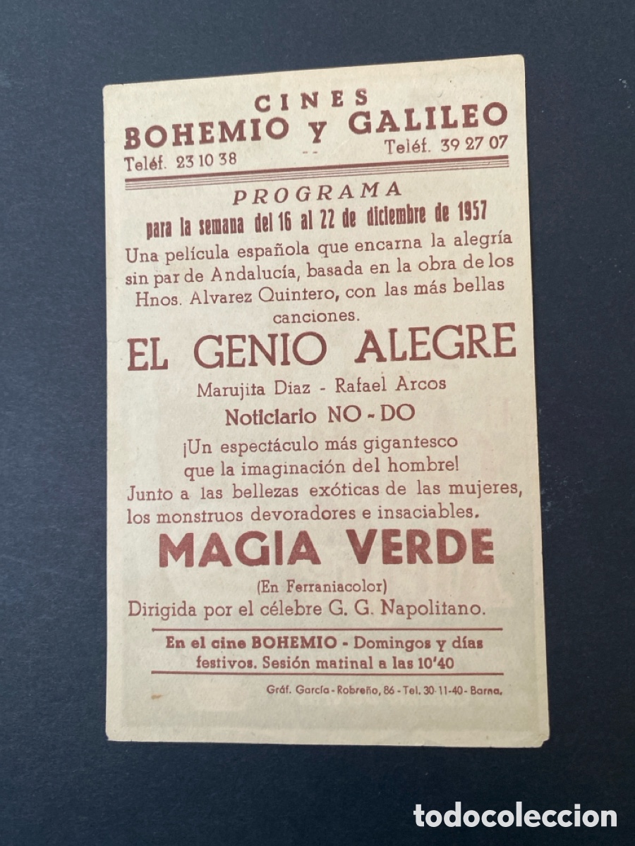 Cine: Programa de cine El genio alegre - Foto 2