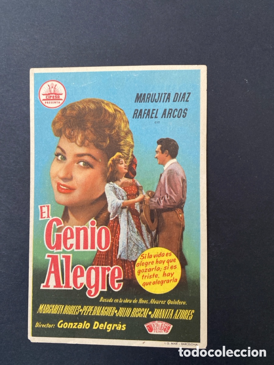 Cine: Programa de cine El genio alegre