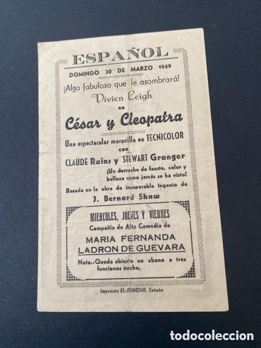 Cine: Programa de cine Cesar y Cleopatra - Foto 2