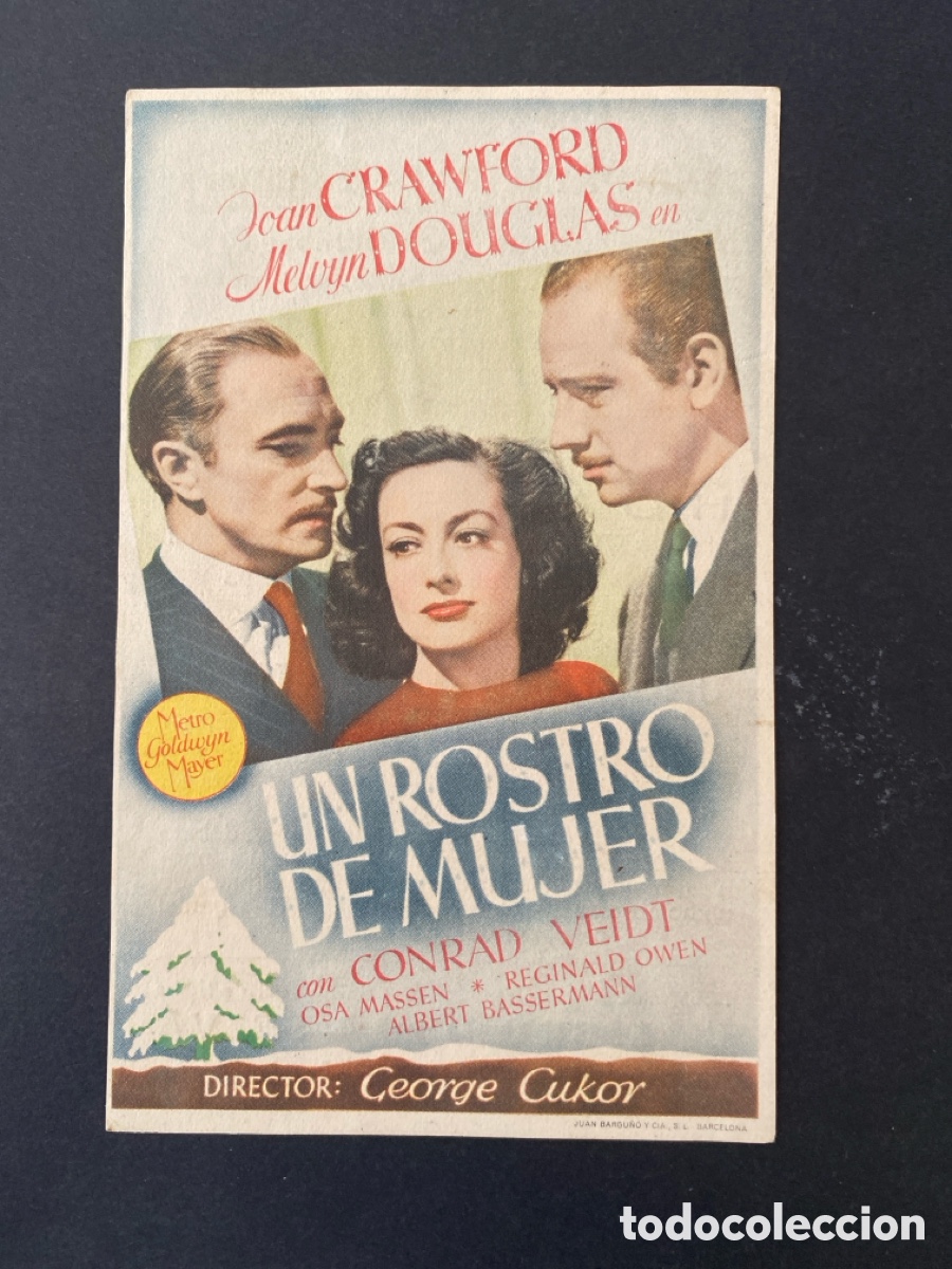 Cine: Programa de cine Un rostro de mujer