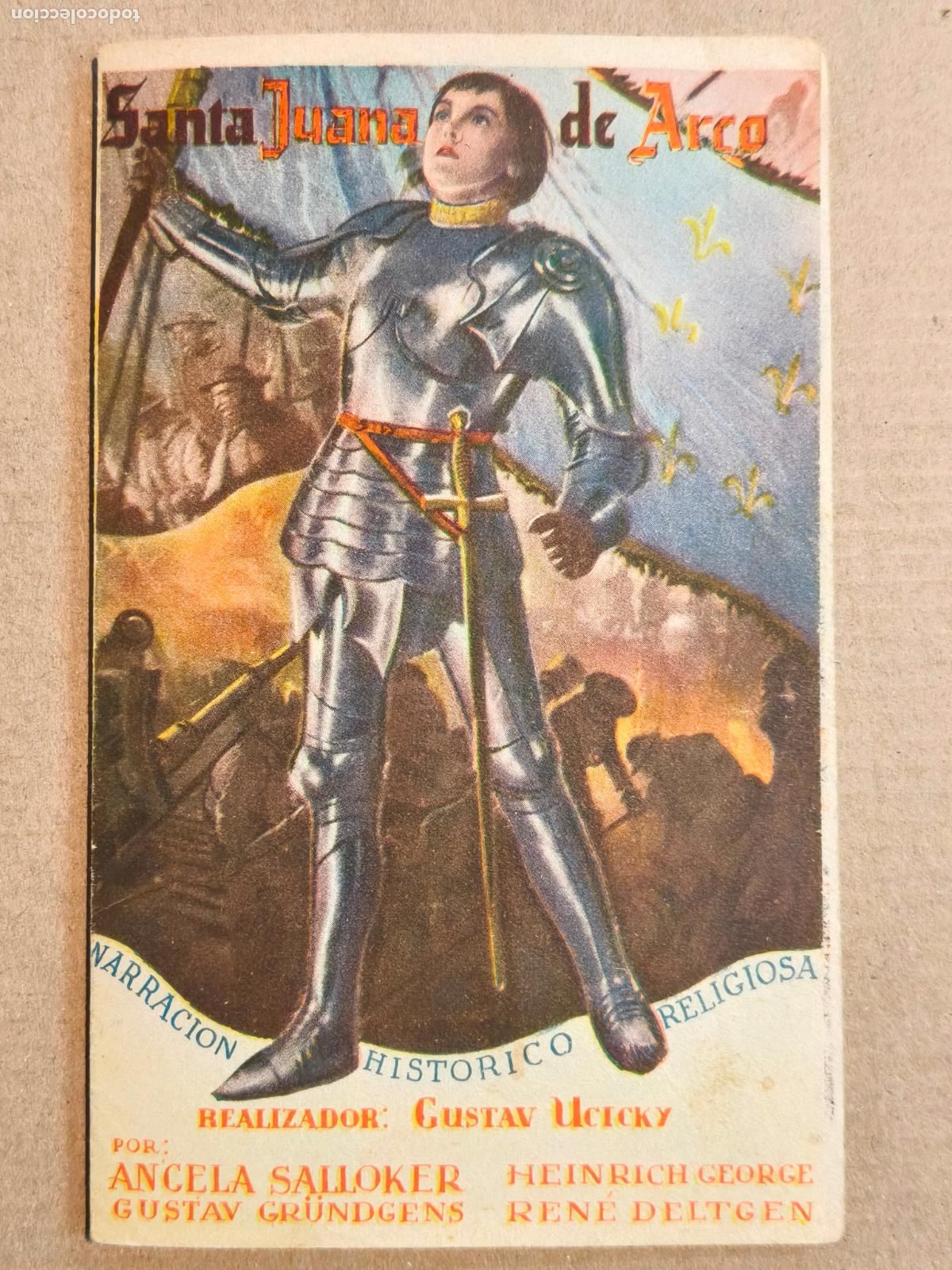 Cine: SANTA JUANA DE ARCO PROGRAMA DE CINE1936