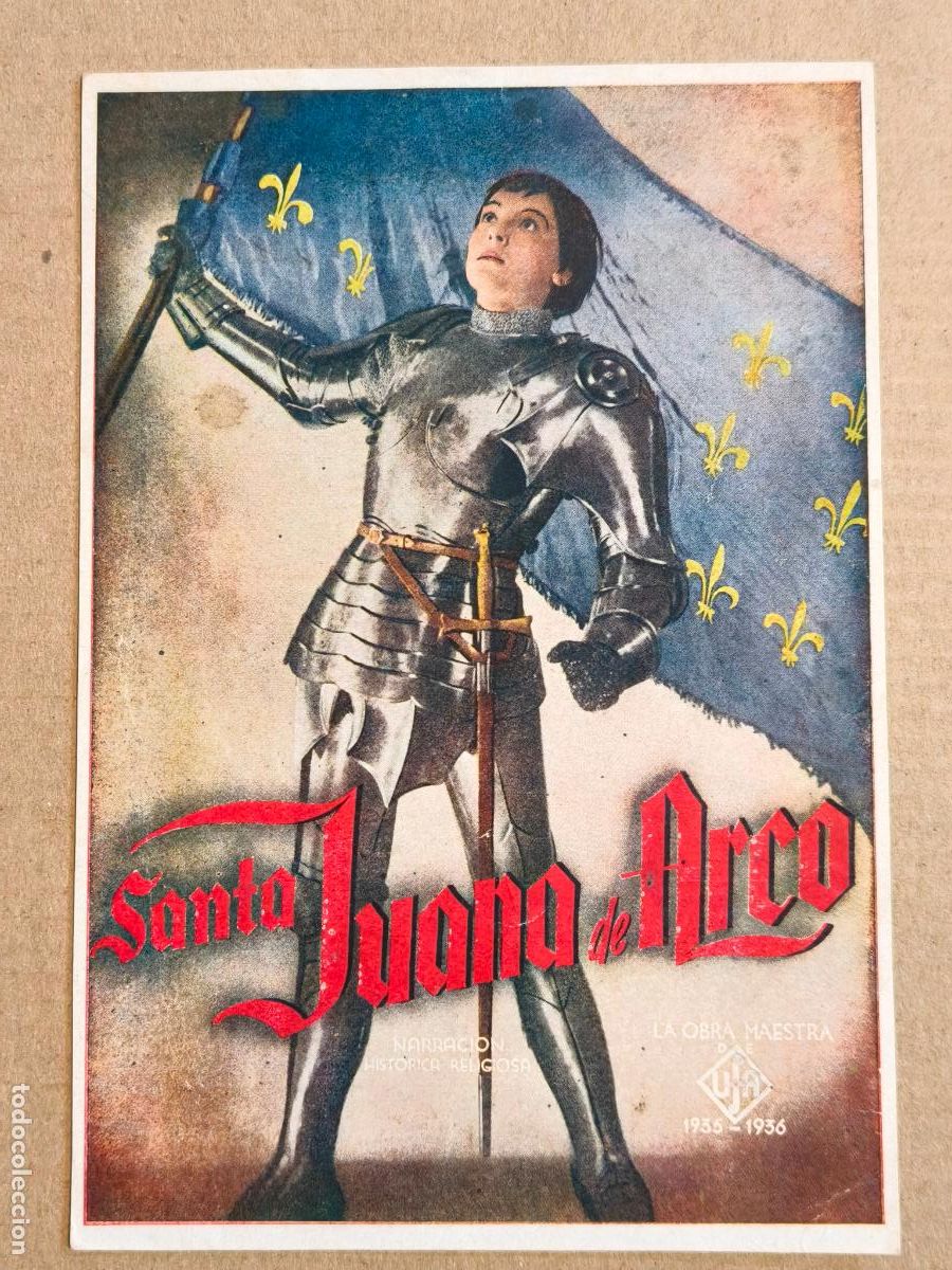 Kino: SANTA JUANA DE ARCO PROGRAMA DE CINE 1936
