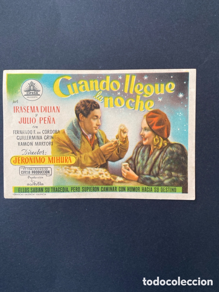 Cine: Programa de cine Cuando llegue la noche
