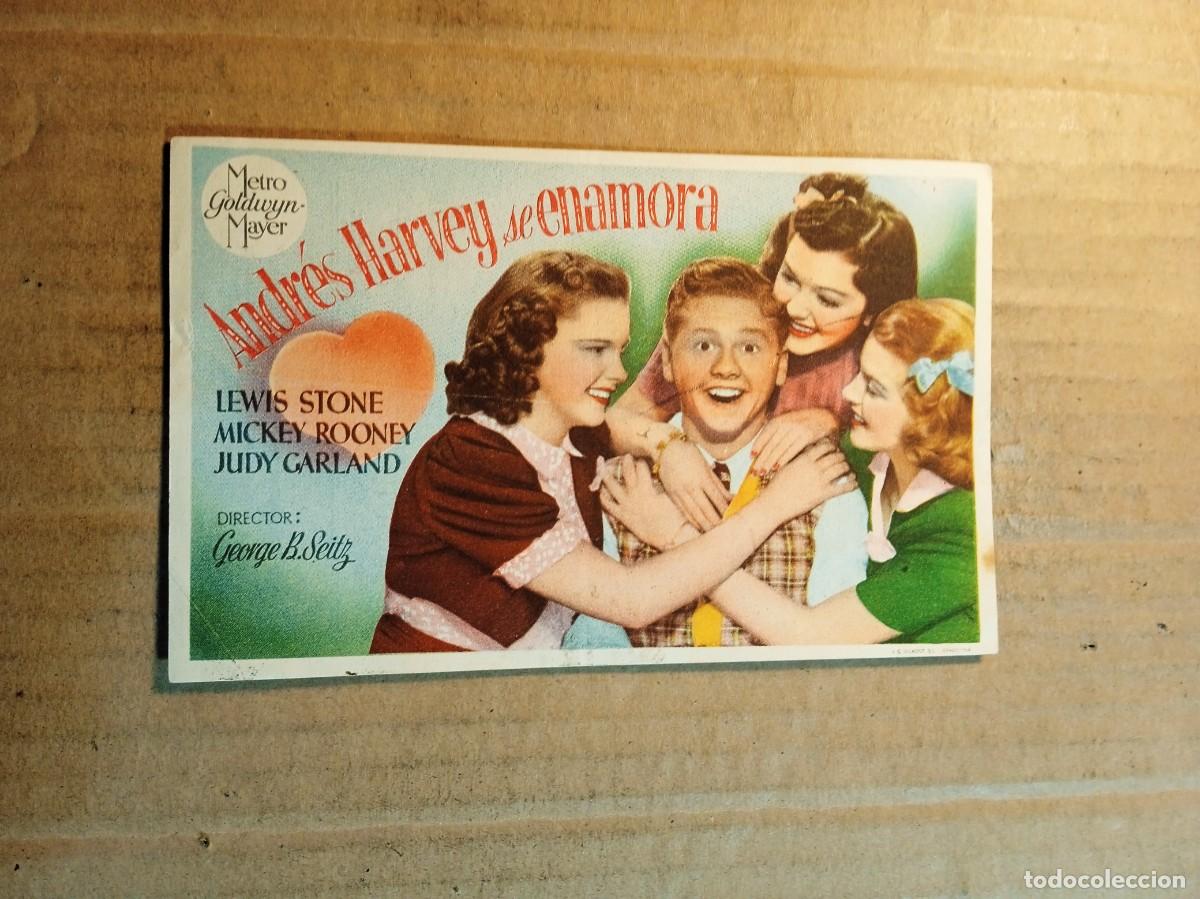 Kino: FOLLETO DE MANO CON PUBLICIDAD ANDRES HARVEY SE ENAMORA