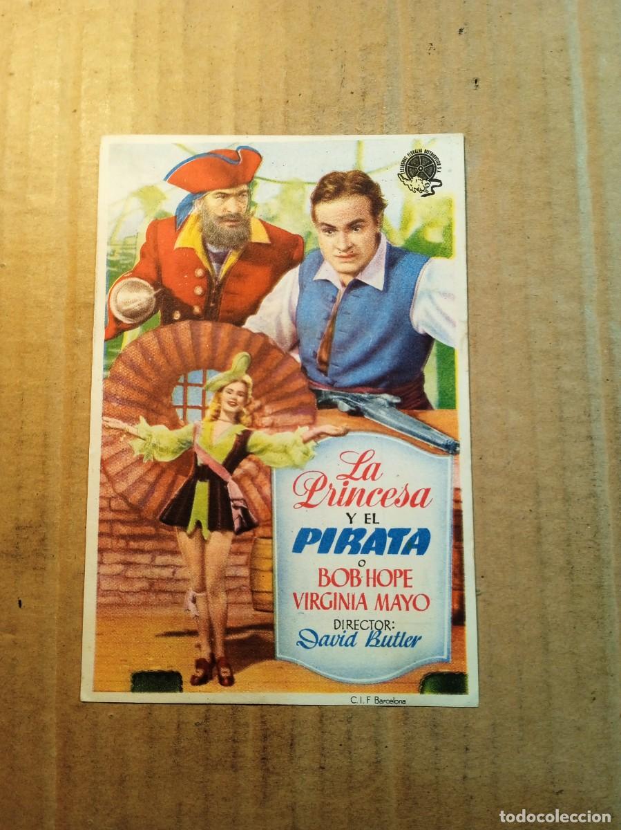 Kino: FOLLETO DE MANO CON PUBLICIDAD LA PRINCESA Y EL PIRATA
