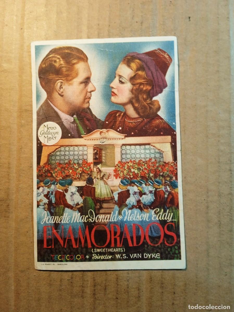 Cine: FOLLETO DE MANO CON PUBLICIDAD ENAMORADOS