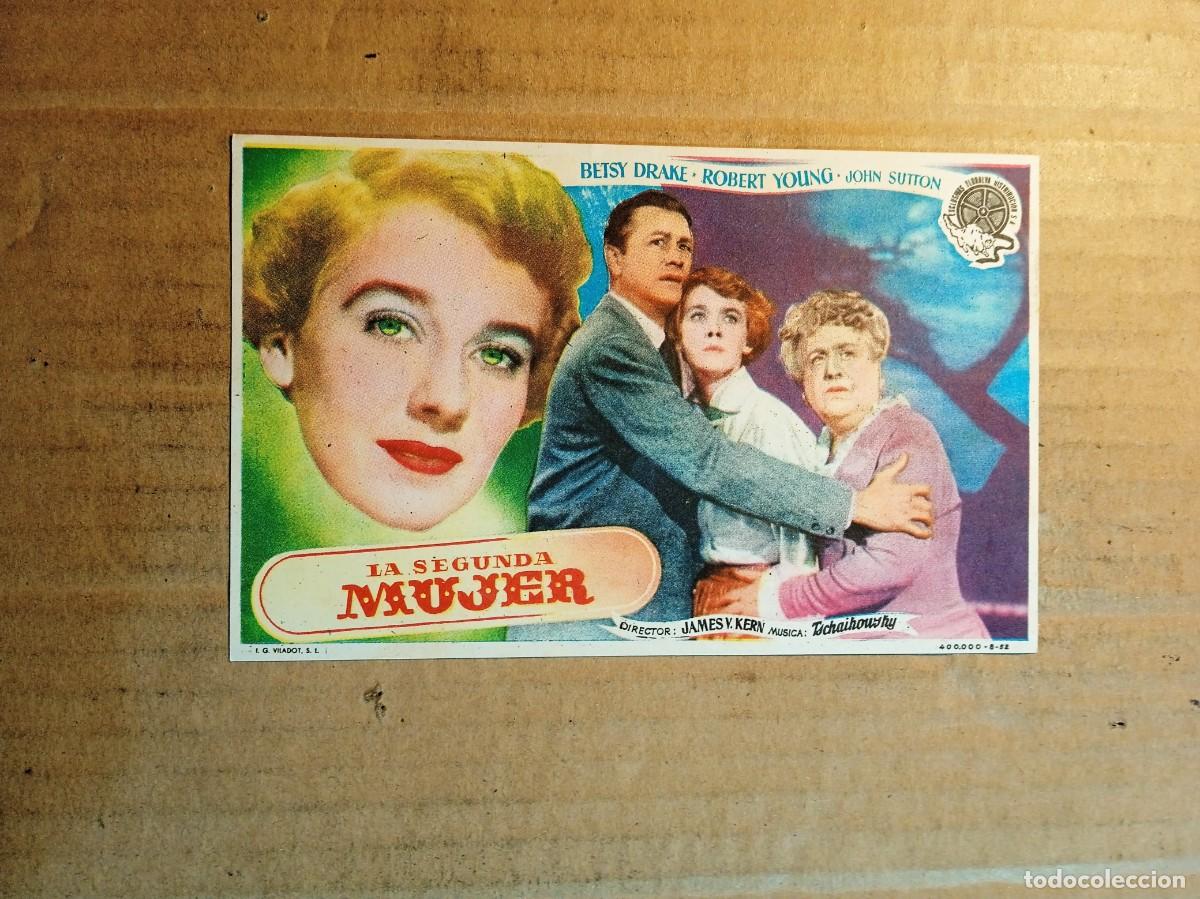 Cine: FOLLETO DE MANO CON PUBLICIDAD LA SEGUNDA MUJER