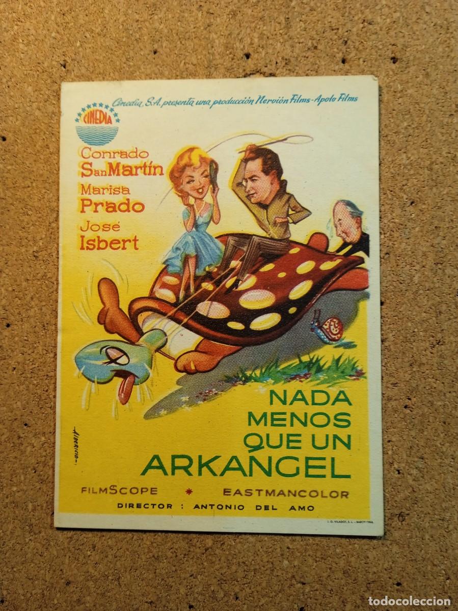 Cinema: FOLLETO DE MANO SIN PUBLICIDAD NADA MENOS QUE UN ARKANGEL