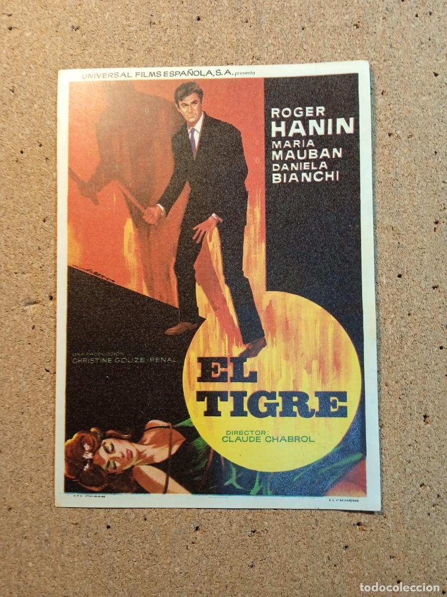 Folhetos de m&atilde;o de filmes antigos de cinema: FOLLETO DE MANO SIN PUBLICIDAD EL TIGRE