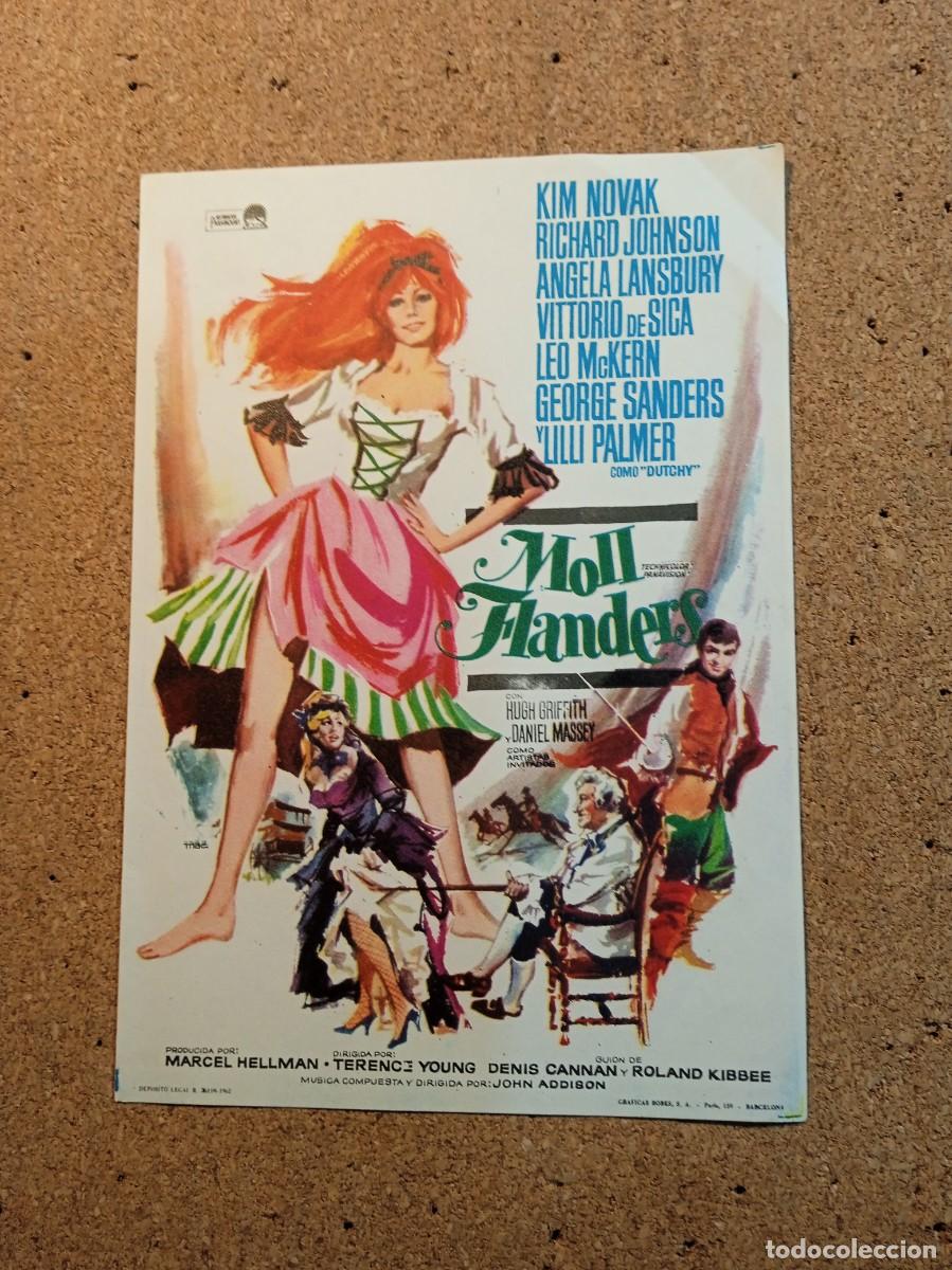 Folhetos de m&atilde;o de filmes antigos de cinema: FOLLETO DE MANO SIN PUBLICIDAD MOLL FLANDERS