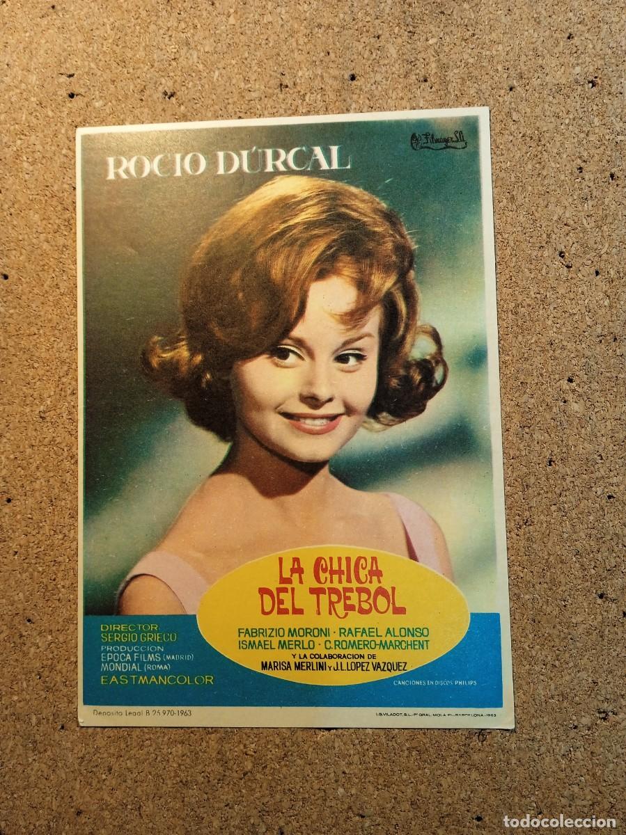 Kino: FOLLETO DE MANO SIN PUBLICIDAD LA CHICA DEL TREBOL