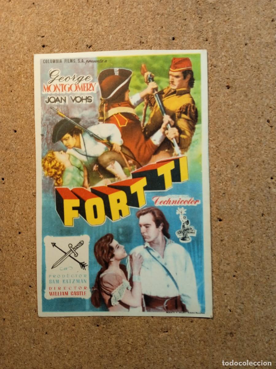  Flyers Publicitaires de films Anciens: FOLLETO DE MANO SIN PUBLICIDAD FORT TI