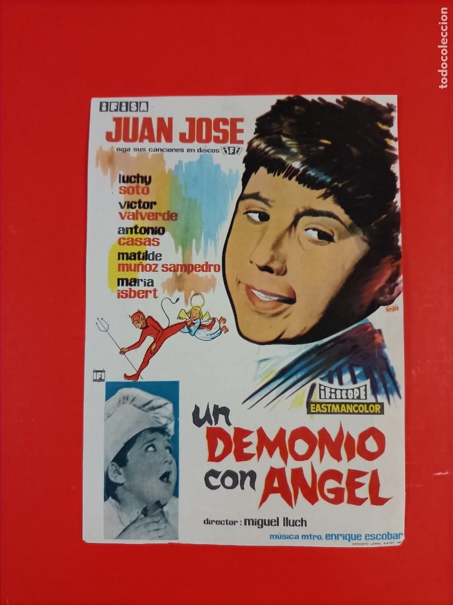 Cine: UN DEMONIO CON &Aacute;NGEL. JUAN JOS&Eacute;, VICTOR VALVERDE. EST&Aacute; NUEVO.