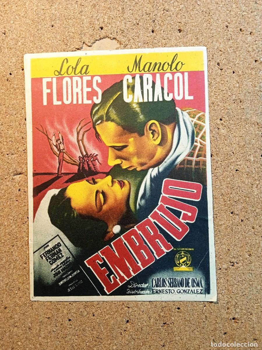 Kino: FOLLETO DE MANO SIN PUBLICIDAD EMBRUJO