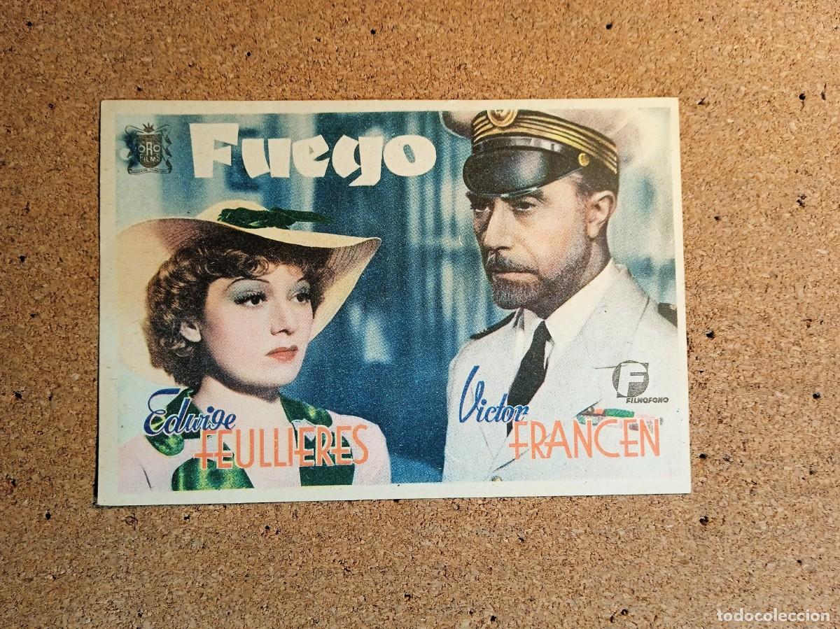 Kino: FOLLETO DE MANO SIN PUBLICIDAD FUEGO