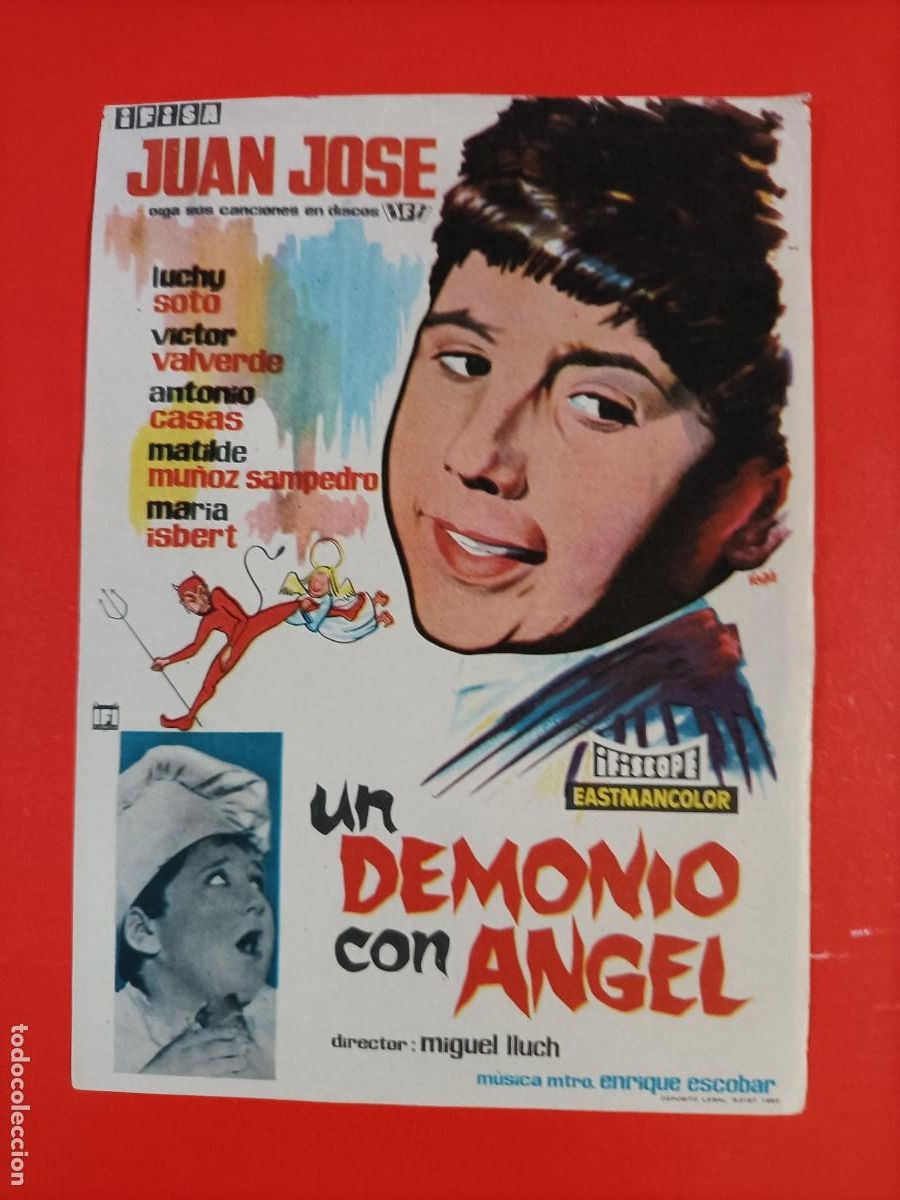Cine: UN DEMONIO CON &Aacute;NGEL. JUAN JOS&Eacute;, VICTOR VALVERDE. EST&Aacute; NUEVO. 2