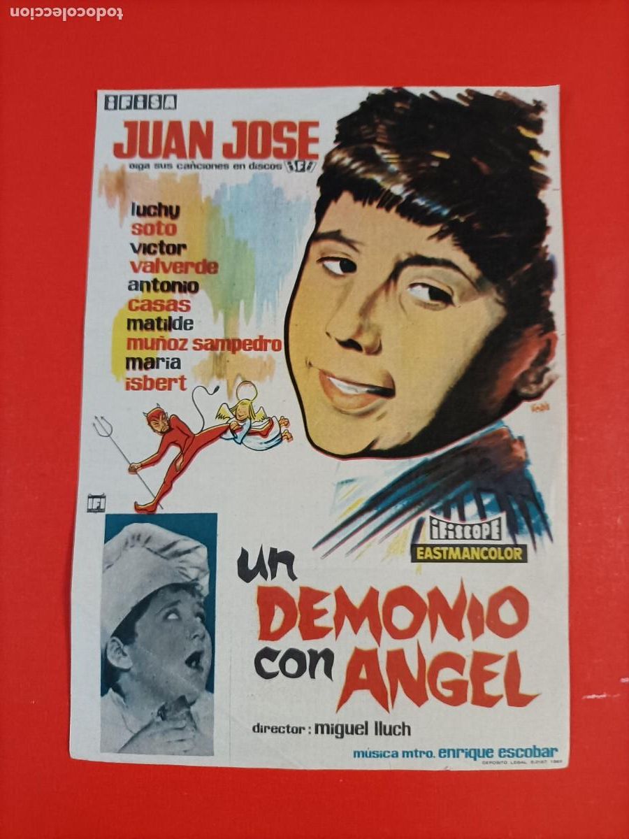 Cine: UN DEMONIO CON &Aacute;NGEL. JUAN JOS&Eacute;, VICTOR VALVERDE. EST&Aacute; NUEVO. 3