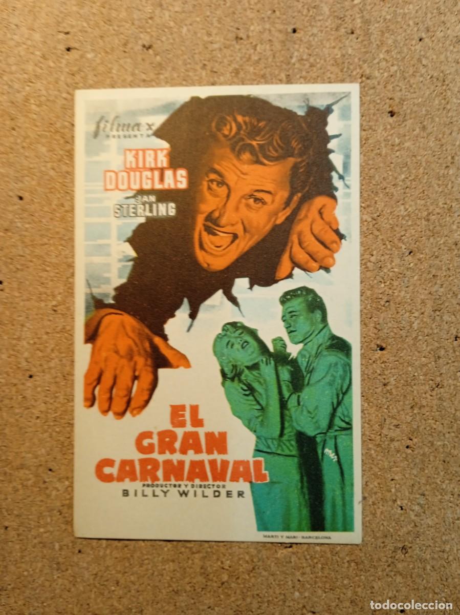 Kino: FOLLETO DE MANO SIN PUBLICIDAD EL GRAN CARNAVAL