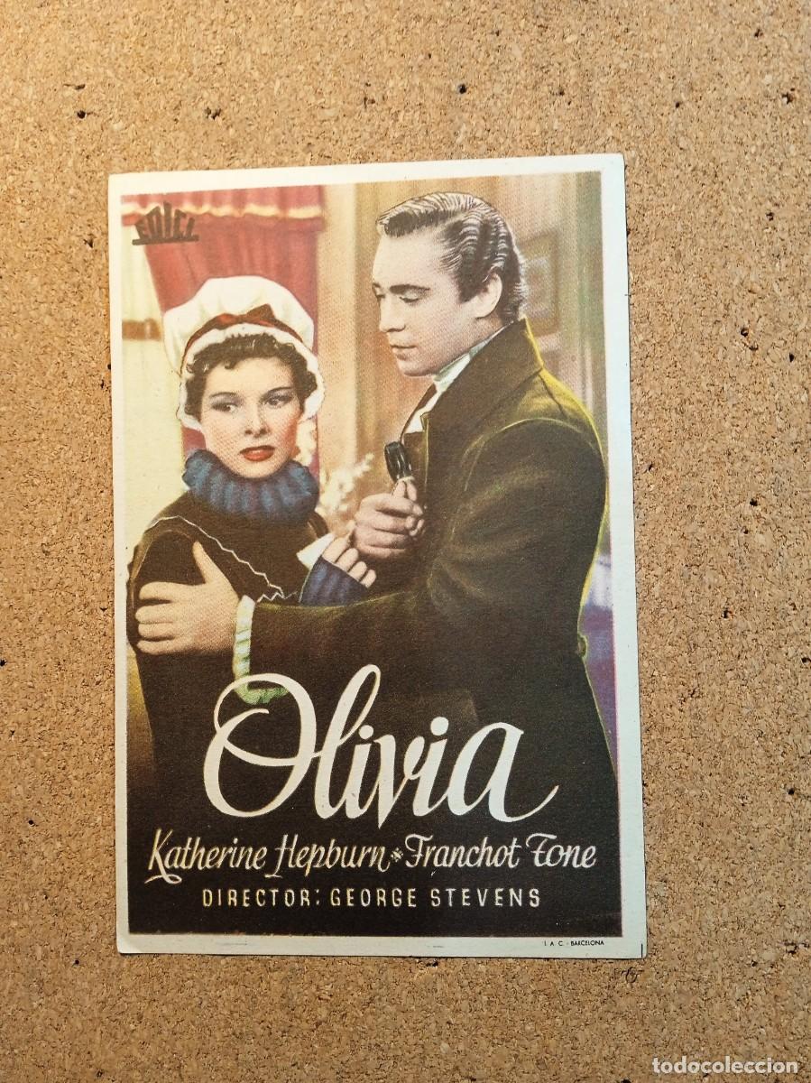  Flyers Publicitaires de films Anciens: FOLLETO DE MANO SIN PUBLICIDAD OLIVIA