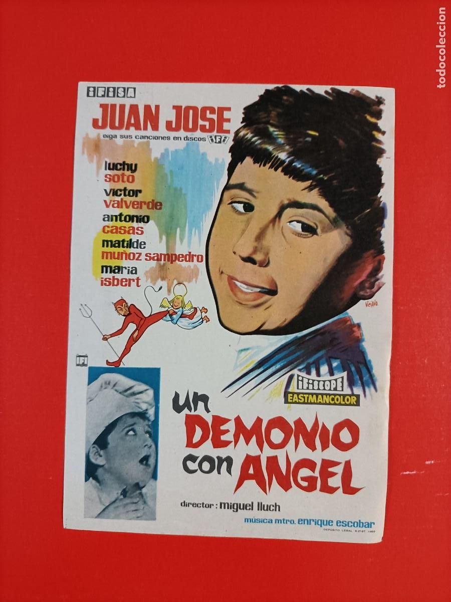 Cine: UN DEMONIO CON &Aacute;NGEL. JUAN JOS&Eacute;, VICTOR VALVERDE. EST&Aacute; NUEVO. 7