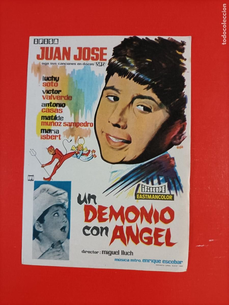 Cine: UN DEMONIO CON &Aacute;NGEL. JUAN JOS&Eacute;, VICTOR VALVERDE. EST&Aacute; NUEVO. 8