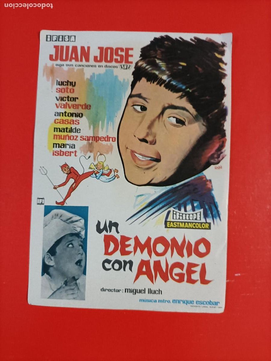 Cine: UN DEMONIO CON &Aacute;NGEL. JUAN JOS&Eacute;, VICTOR VALVERDE. EST&Aacute; NUEVO. 9