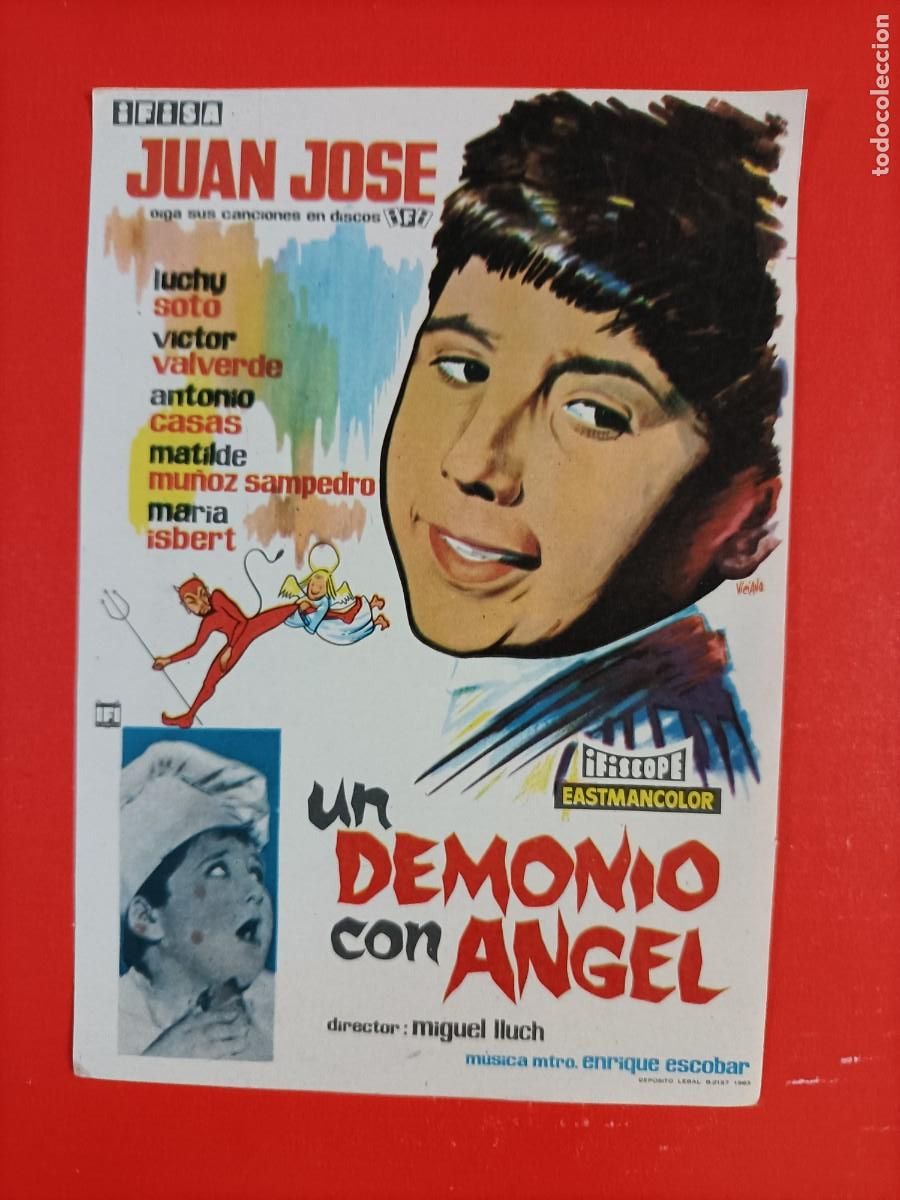 Cine: UN DEMONIO CON &Aacute;NGEL. JUAN JOS&Eacute;, VICTOR VALVERDE. EST&Aacute; NUEVO. 10