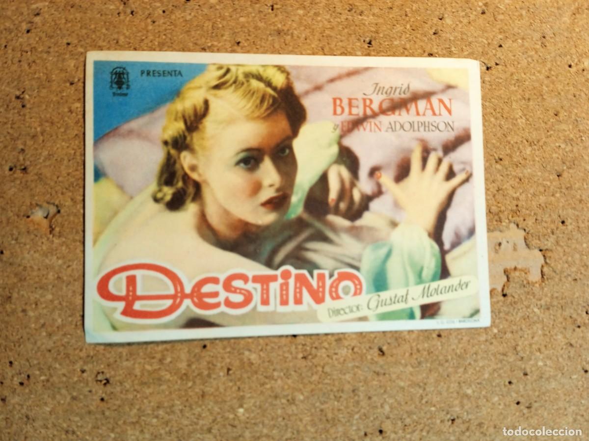 Kino: FOLLETO DE MANO SIN PUBLICIDAD DESTINO