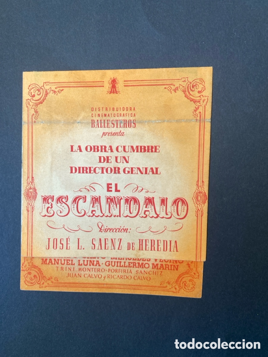 Cine: Programa de cine El esc&aacute;ndalo