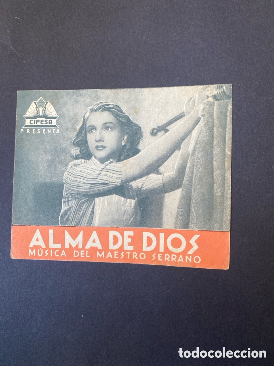 Cine: Programa de cine Alma De Dios