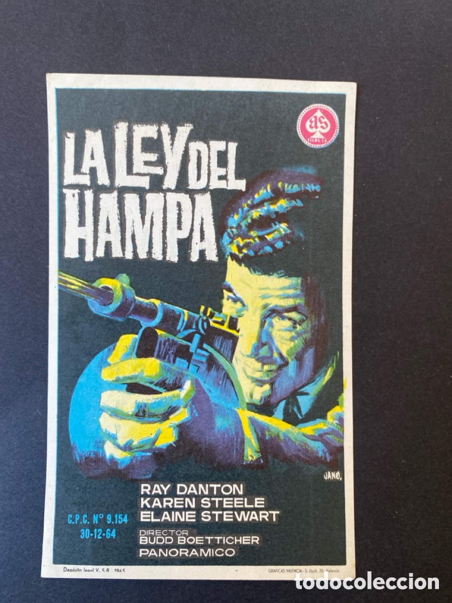Cine: Programa se cine La ley del hampa