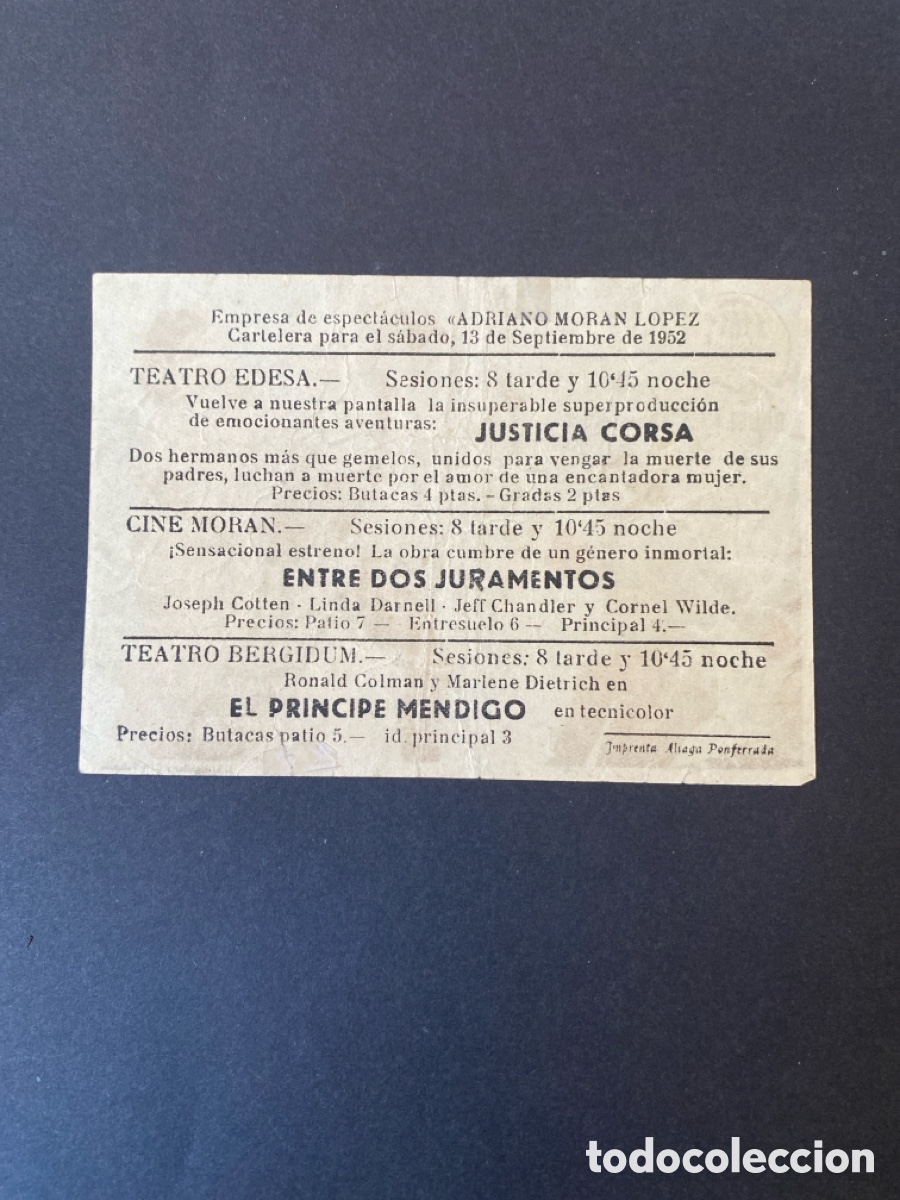 Cine: Programa de cine Justicia corsa - Foto 2
