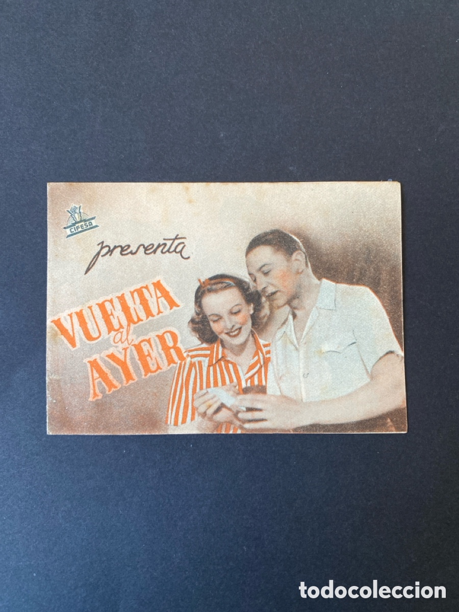 Cine: Programa de cine Vuelta al ayer