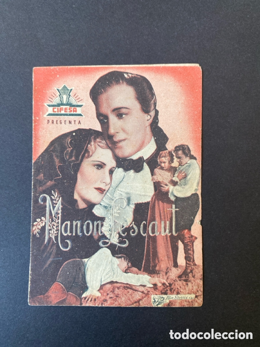 Cine: Programa de cine Manon lescaut