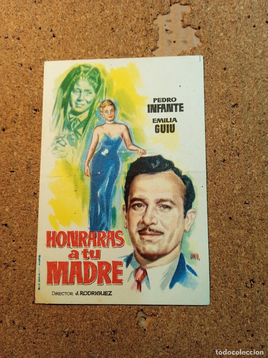 Kino: FOLLETO DE MANO SIN PUBLICIDAD HONRARAS A TU MADRE