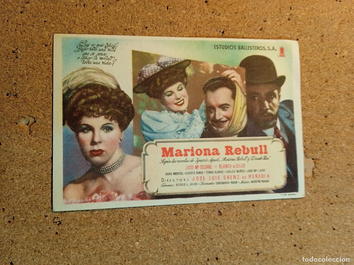 Kino: FOLLETO DE MANO SIN PUBLICIDAD MARIONA REBULL