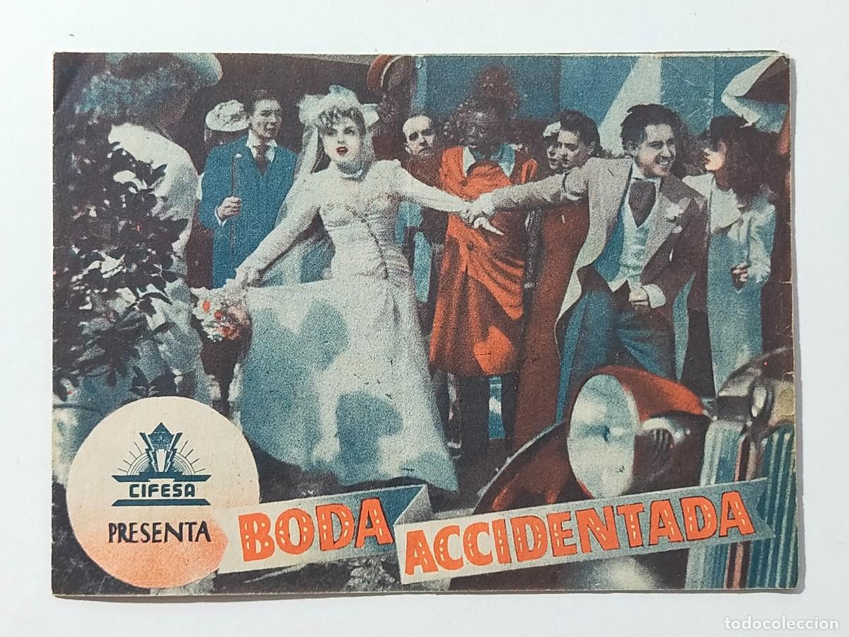 Cine: Programa Doble Orig: BODA ACCIDENTADA Mercedes Vecino, Luis Prendes. Teatro Las Cortes, San Fernando